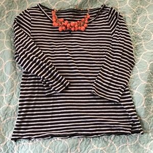 3/4 sleeve J. Crew top